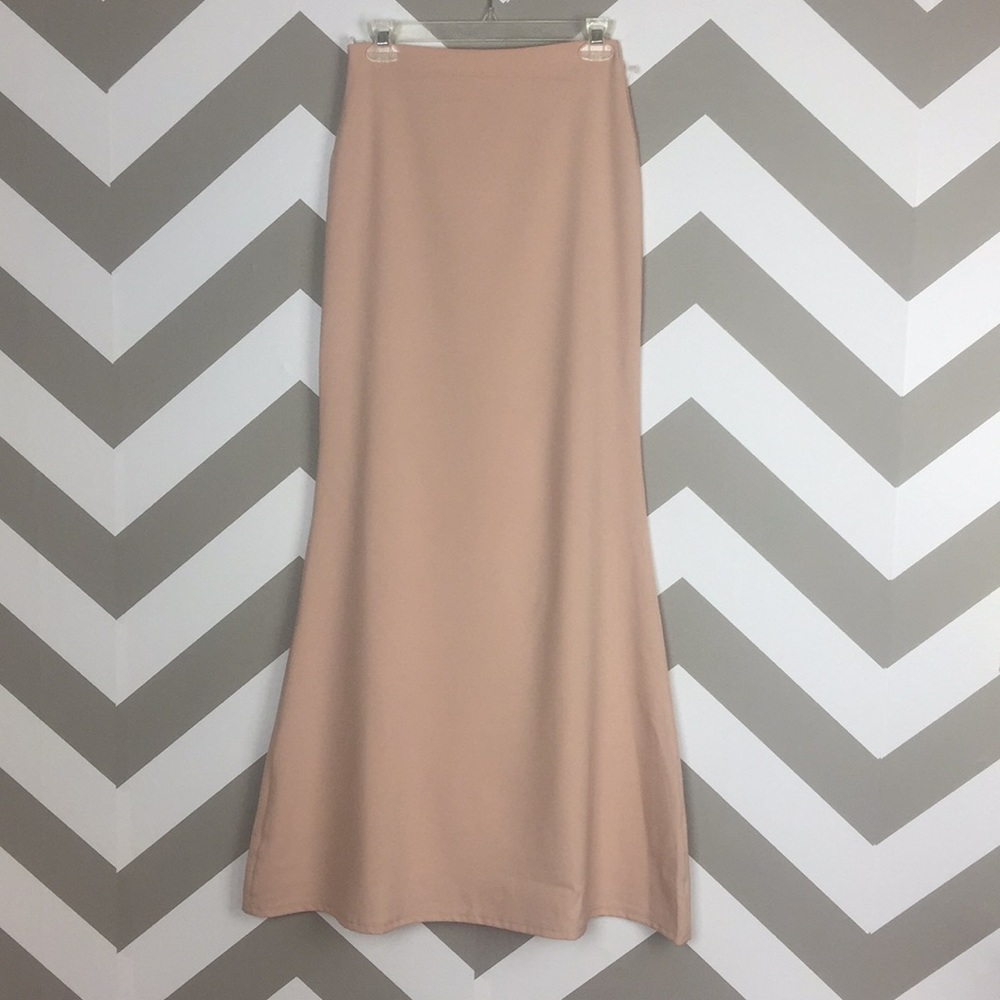 Sabo Skirt Pink Taupe High Waist Skirt Slit Small
